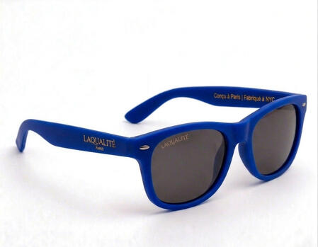 LaQualite Essentials Sunglasses | Royal Blue Command attention with a colorway that exudes authority and style. Featuring a deep royal blue finish, these frames blend Parisian elegance with the bold spirit of New York City. Designed for the global creative